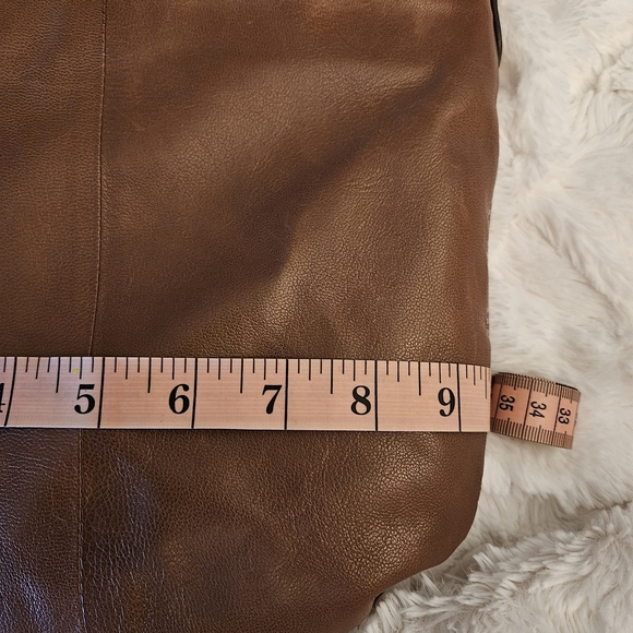 ☆NEW☆ Lucky Brand Brown Leather Crossbody Bag - Picture 8 of 9